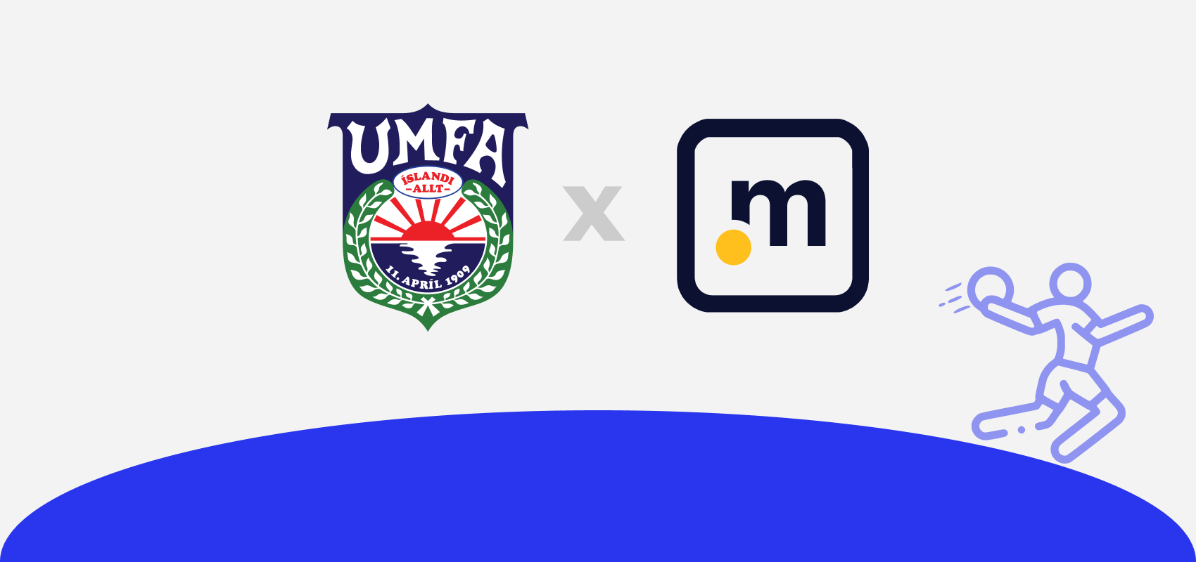 Myntkaup styrkir Aftureldingu - Myntkaup höllin í Mosó