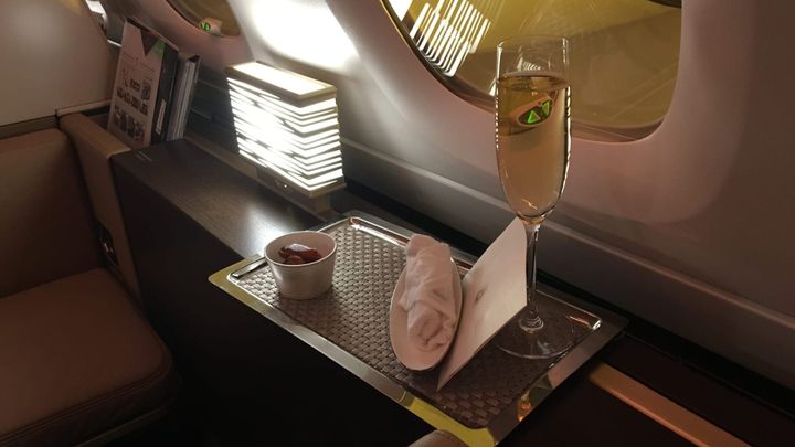 Etihad EY18 A380 LHR-AUH First Class Review and Dubai Trip Report