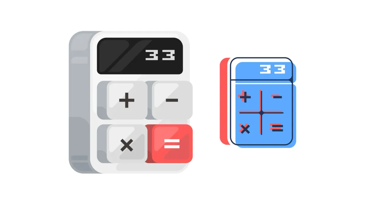 A picture of a calculator.