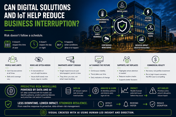 Can Digital Solutions and IoT Help Reduce Business Interruption?