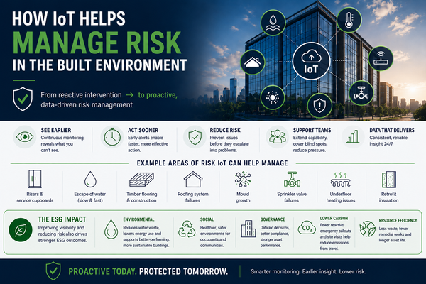 How IoT Helps Manage Risk in the Built Environment