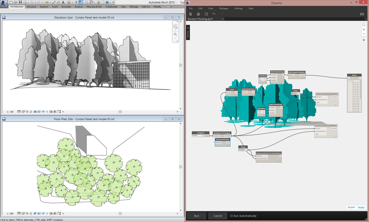Using Dynamo to manipulate building data in BIM part 3: Random Parameter Values
