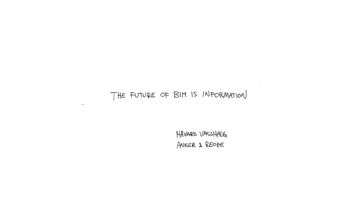 The Future of BIM is Information