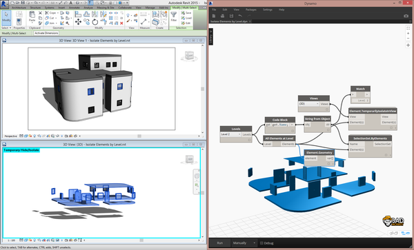 Using Dynamo to manipulate building data in BIM part 2: Selection