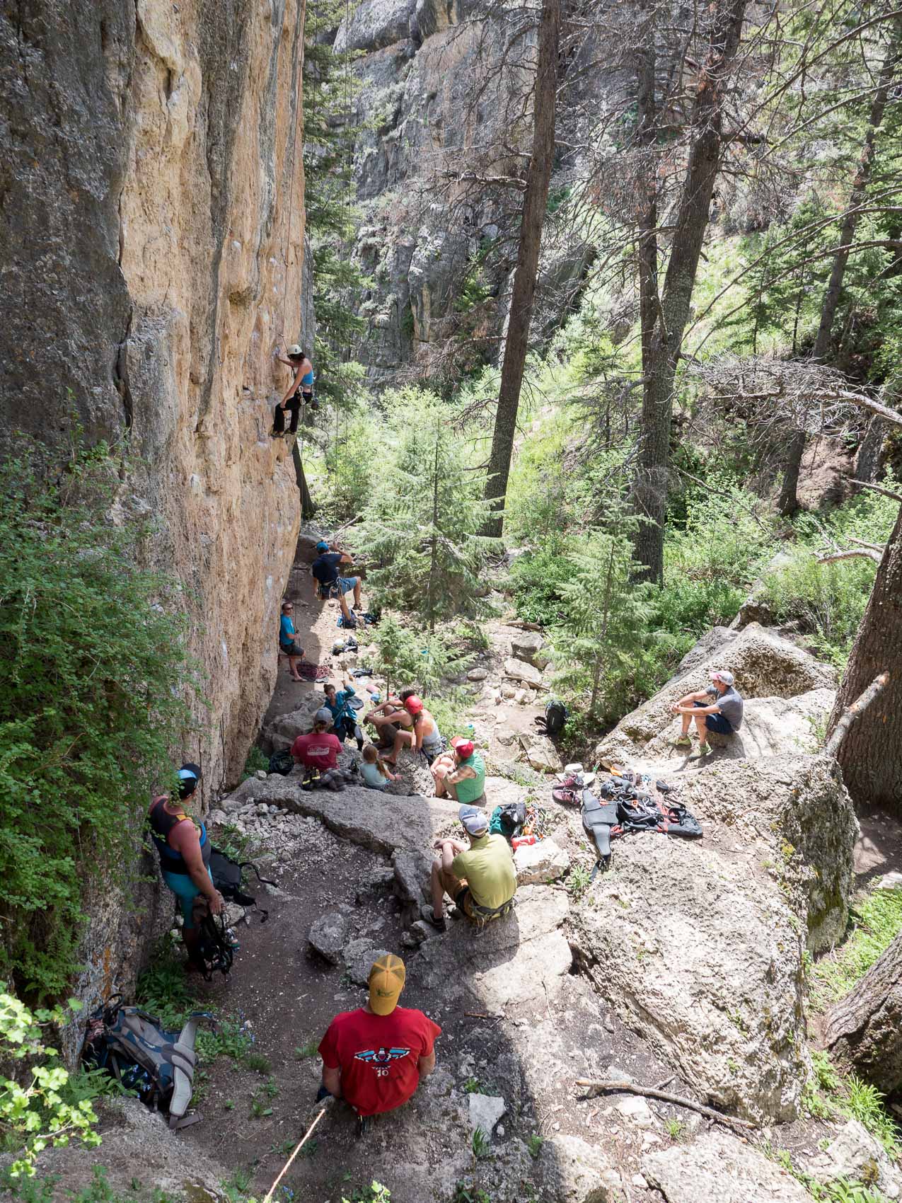 the crew gangbanging