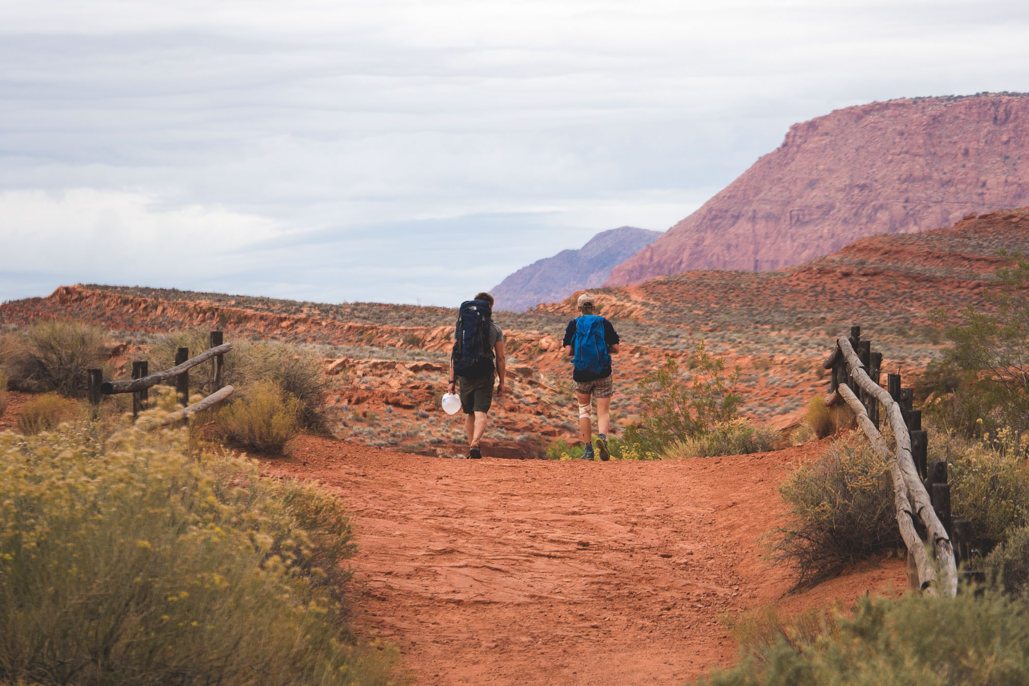 Hiking to Turtle Wall