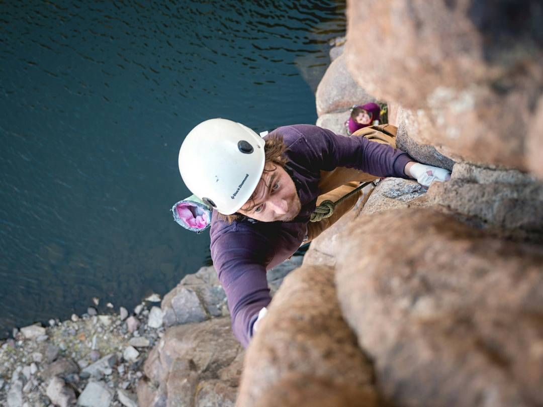 I definitely did not knocks rocks onto anyone in the taking