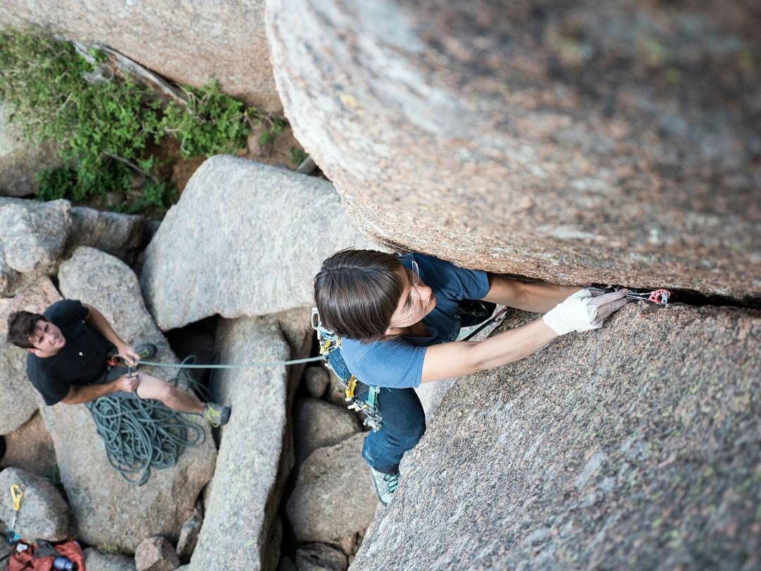 Strawberry Jam, 5.8, has fists, heel-toes, maybe some OWs,