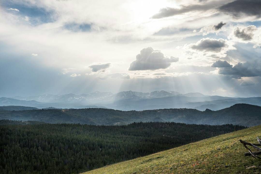 The view from the ridge to The Aspens at #wildiris, staring