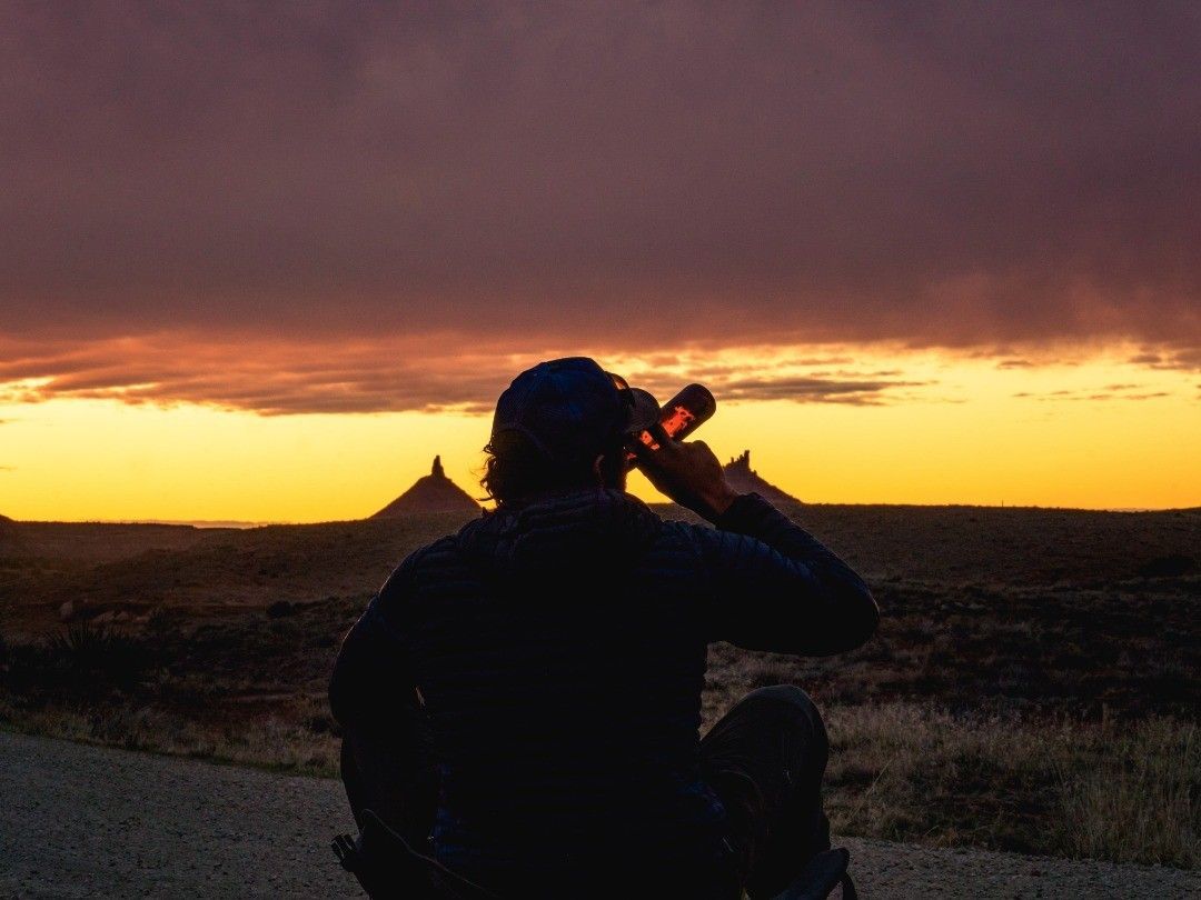 @jaredheathphotog doing a Creek sunset in style