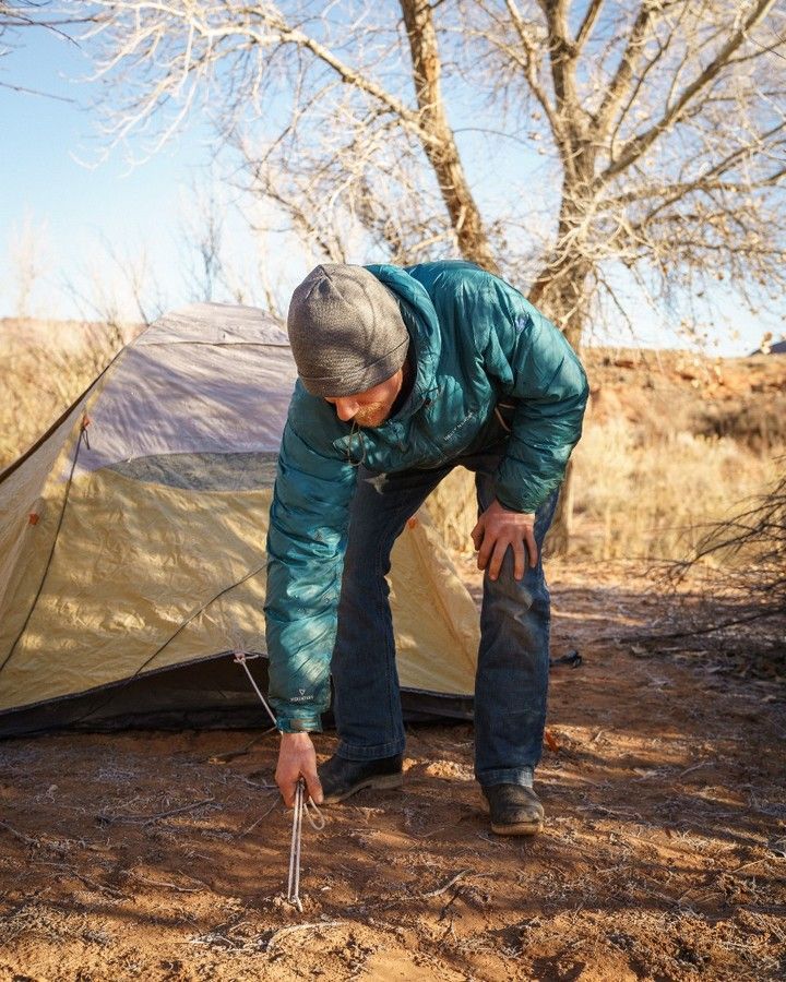 Breaking camp