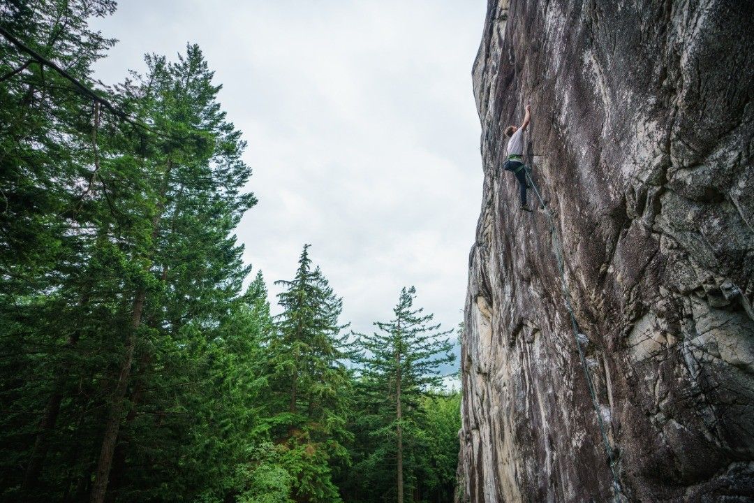 My fave single pitch wall in the Squams