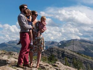 Family portrait on the other side of the #tetons, snapped