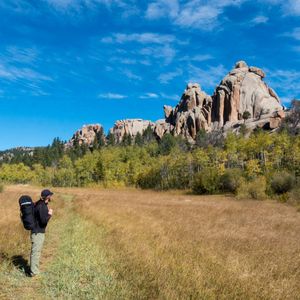 Sun-up to sun-down at Vedauwoo today