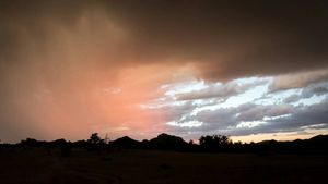 An evening #rainstorm at #vedauwoo outside #laramie #wyoming
