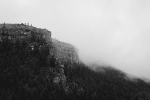 The foggy morning @brentonowens and I climbed in Sinks