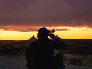 @jaredheathphotog doing a Creek sunset in style