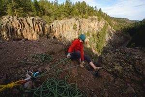 at Paradise Forks with @megsmegge and @camtron on belay
