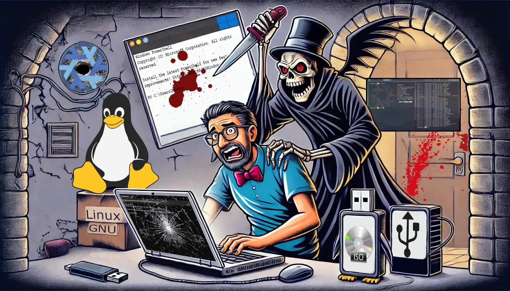 Woefull USB in NixOS