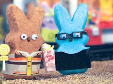 Peeps Literary Diorama - Golden Library, Colorado