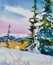 Janet Nunn class at Foothills Art Center - Golden CO