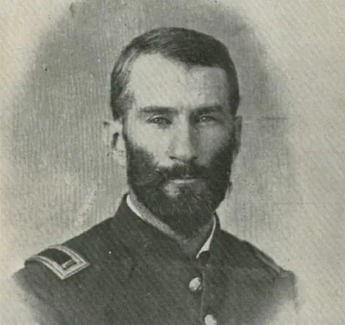 portrait of a bearded man in a Civil War officer's uniform