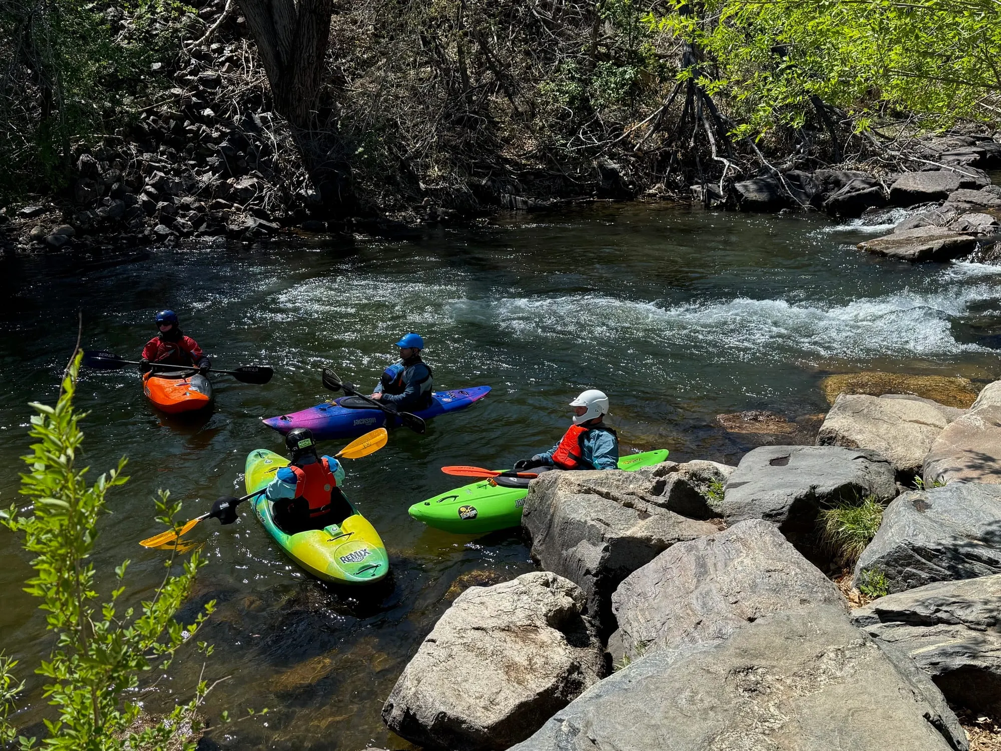 Colorful Kayaks