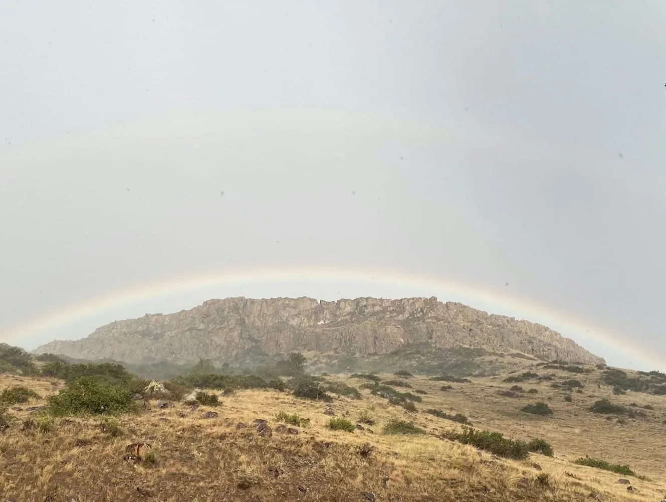 A Faint Double Rainbow Over NTM