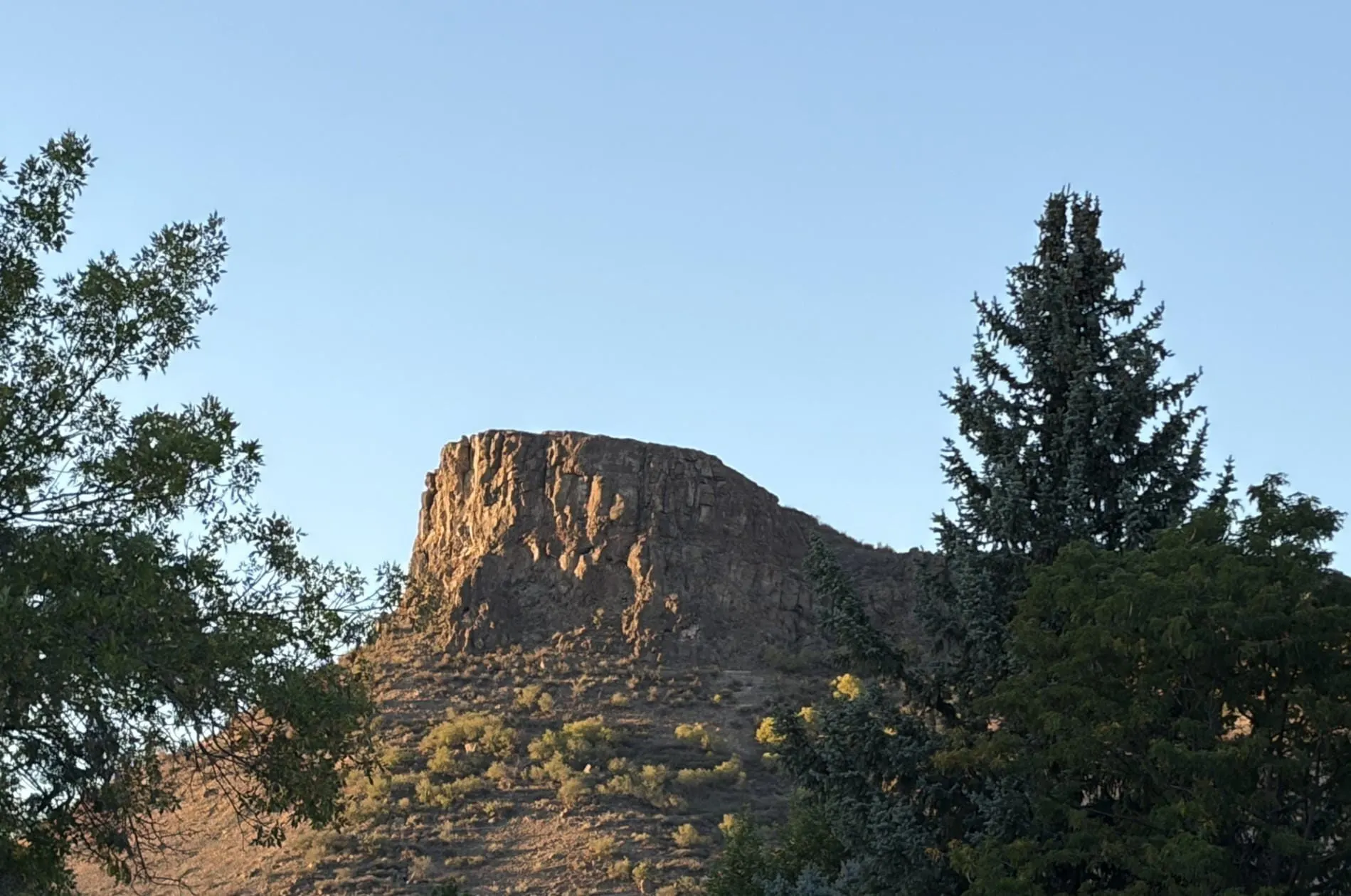 Castle Rock from DeLong Park