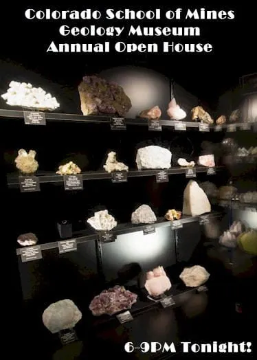 Geology Museum Open House Tonight