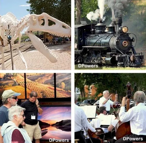 Golden Summer Sunday: Produce & Yoga, Trains & Dinosaurs, Art & Music