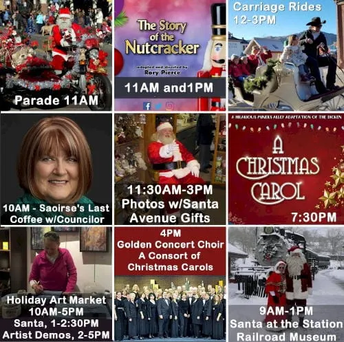 Parade, Entertainment, Several Santas, and Coffee with Councilors