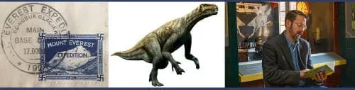 Iguanodonts, Railroads, Himalayan Mail, and a Golden History Class