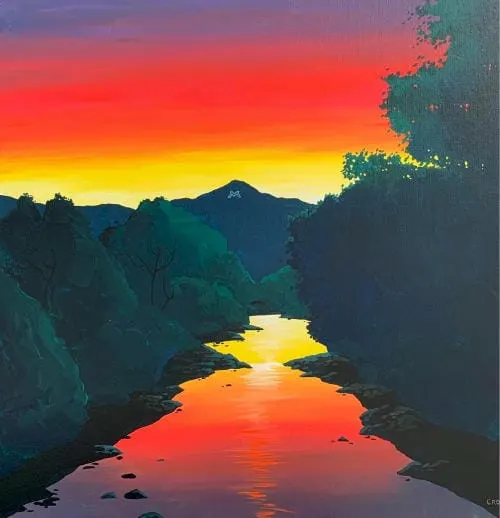 Sunset Over Clear Creek and the Life Story of a Venerable Store