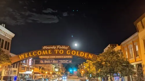 Full Moon, Tiny Art, Leadership Golden, Post-Industrial Golden, Rain Barrels, and Infrastructure