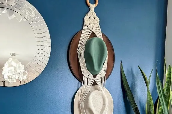 12:30-3PM Macrame Hat Hanger Workshop @ Morris & Mae