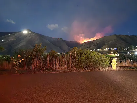 Did you see the fire?