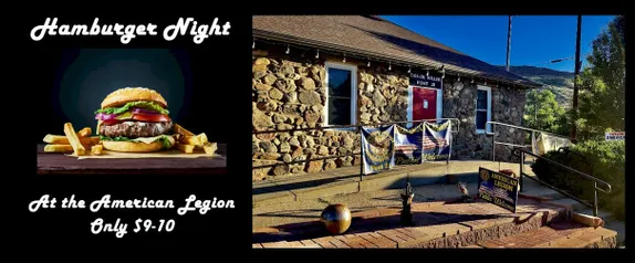 5PM Hamburger Night @ the American Legion