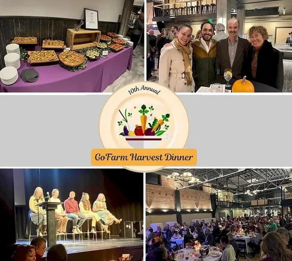 6-9PM 10th Annual Harvest Dinner (GoFarm) @ Buffalo Rose