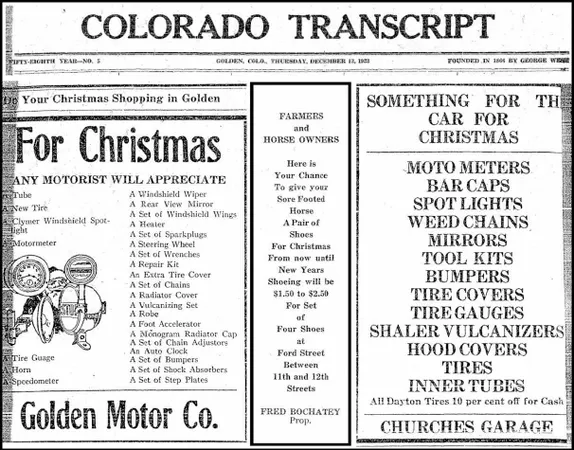 Holidays and Horseshoes