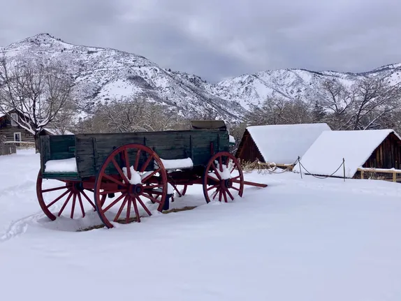 Winter Scene in the History Park