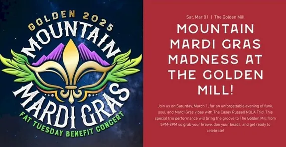 7-10PM 2025 Mountain Mardi Gras @ Buffalo Rose