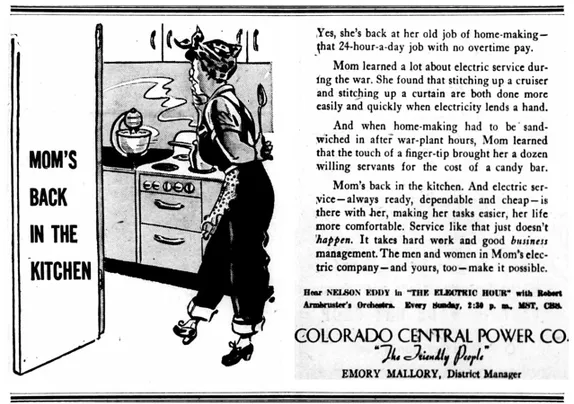 Mom's Back in the Kitchen