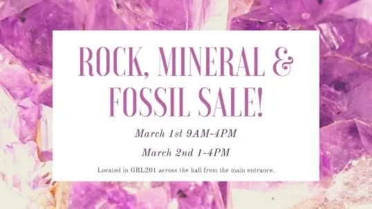 9AM-4PM Rock, Mineral & Fossil Sale! and Mineral ID Day @ Colorado School of Mines Museum