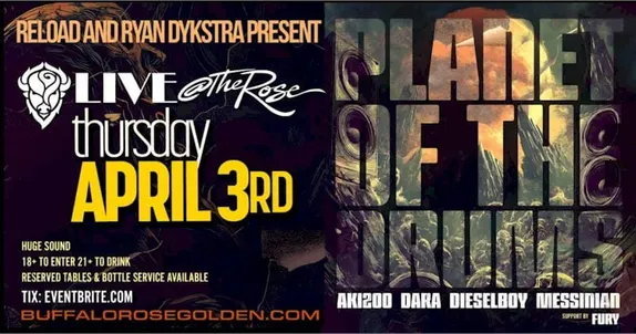 Live Music for Thursday, Apr. 3rd