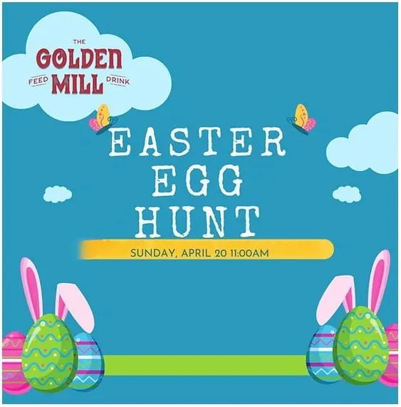 11AM-2PM Easter Egg Hunt @ Golden Mill
