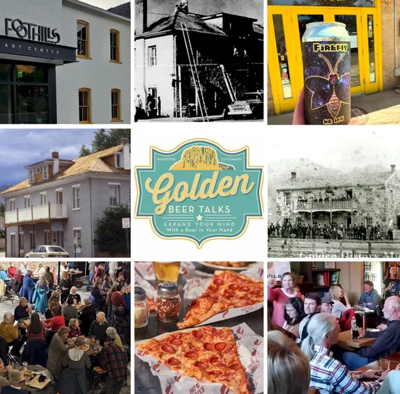 6-7:45PM Golden Beer Talks @ Foothills Art Center - Astor House