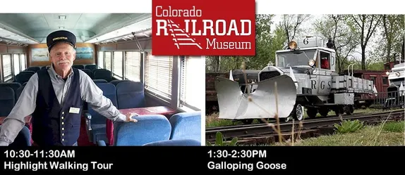 10:30 a.m. and 1:30 p.m. - Train Rides and Tours @ Colorado Railroad Museum