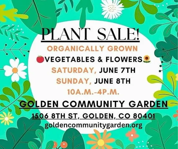 10AM-4PM Organic Plant Sale @ Golden Community Garden