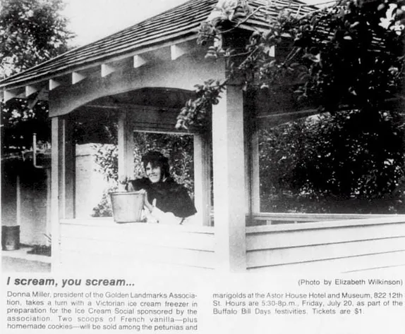 Celebrating Buffalo Bill Days at The Astor House Gazebo